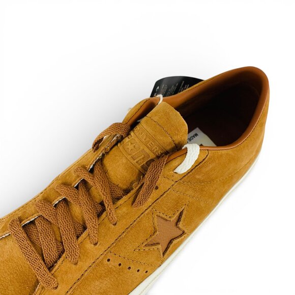 Converse One Star Pro Low Nubuck Warm Tan Egret Men Skateboarding Shoes A09247C main image 10